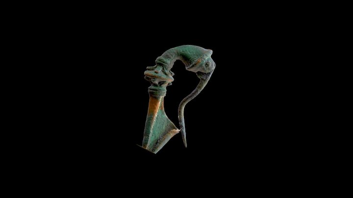 Roman Trumpet Fibula C1st - C2nd 3D Model