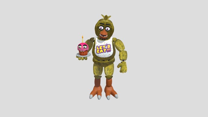 Chica The Chicken 3D Model