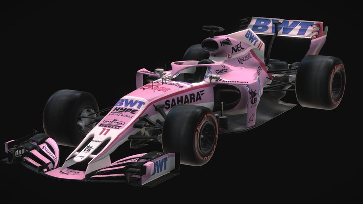 VJM11 Force India 2018 3D Model