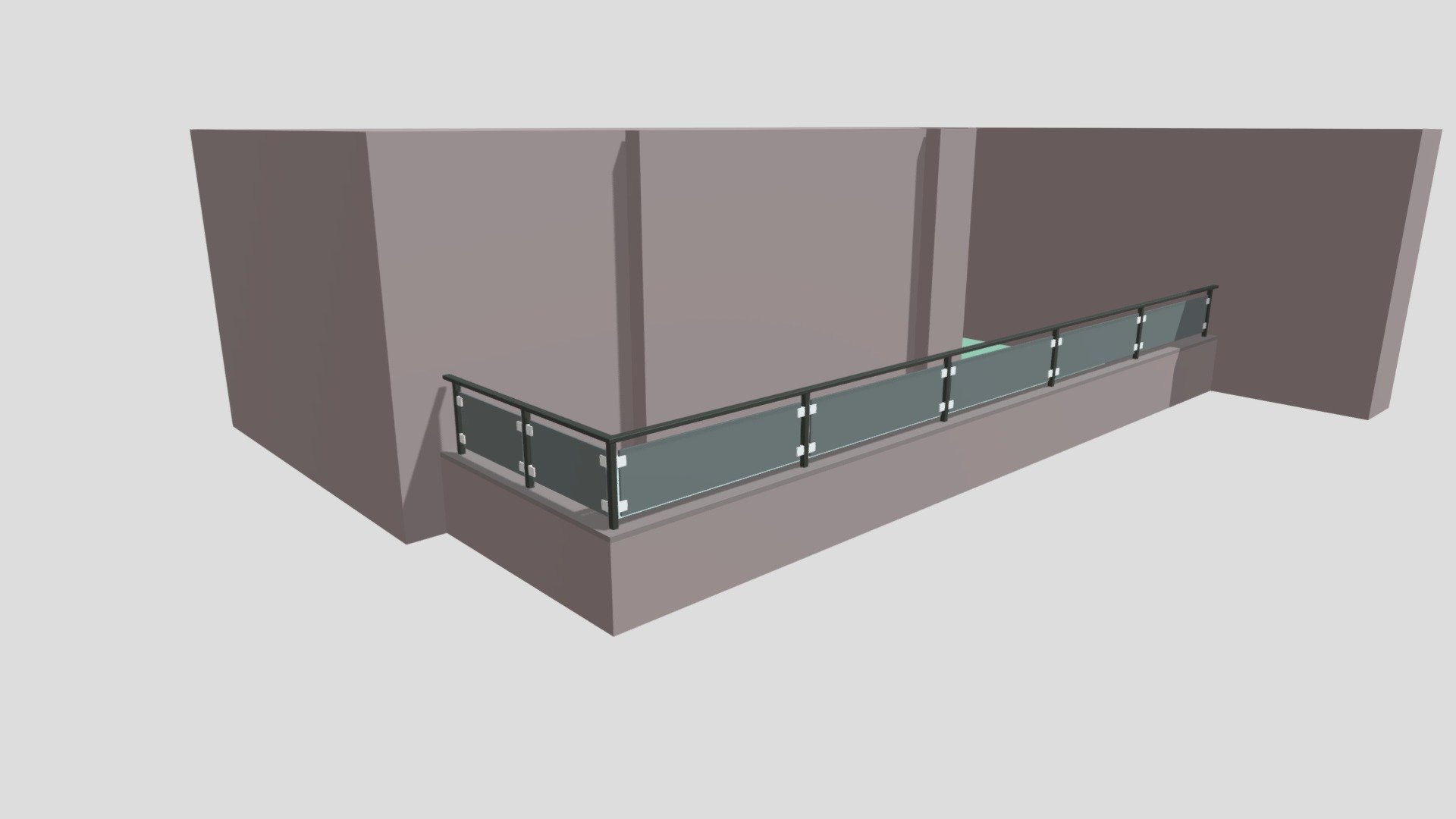 Exterior Glass Rail MODEL - Unique Thummala - 3D model by JD Stairs ...