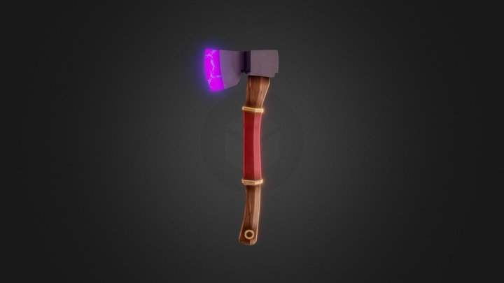 Fantasy axe 3D Model