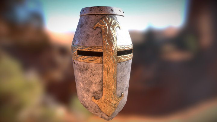 Crusader_Helmet 3D Model