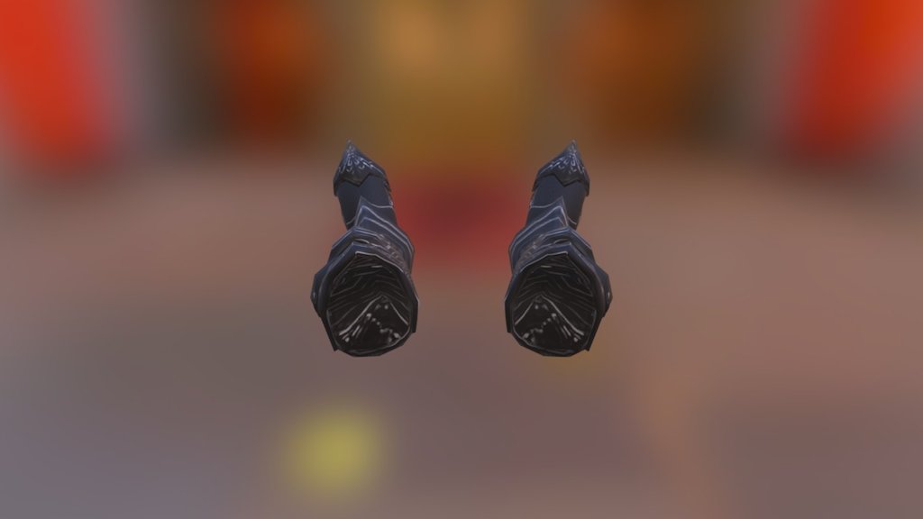 Daedric Boots 3D model by yonlionz [f2b6c52] Sketchfab