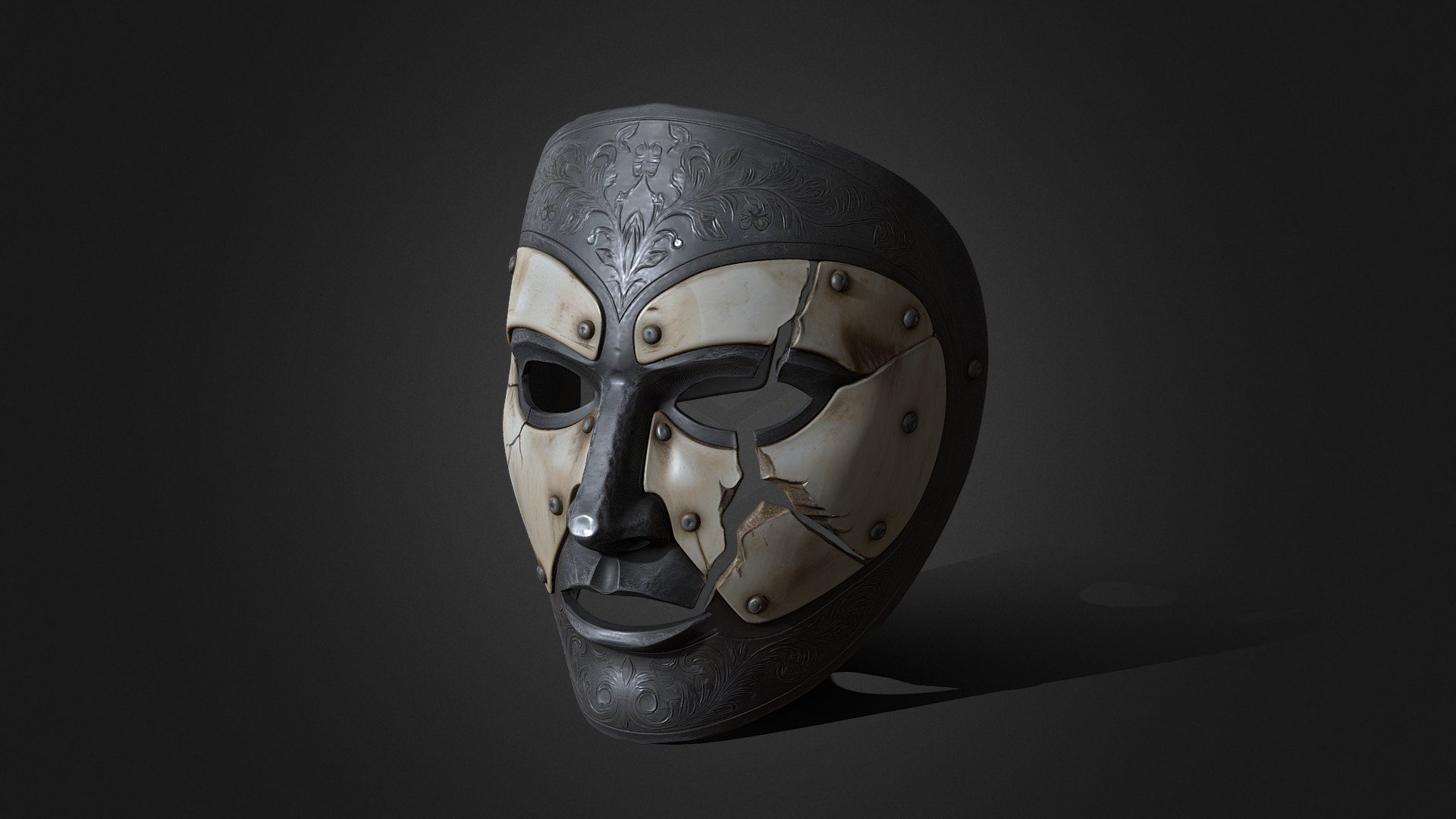 Hunyaun_Mask_pbr - 3D model by M-XR [f2b7e84] - Sketchfab