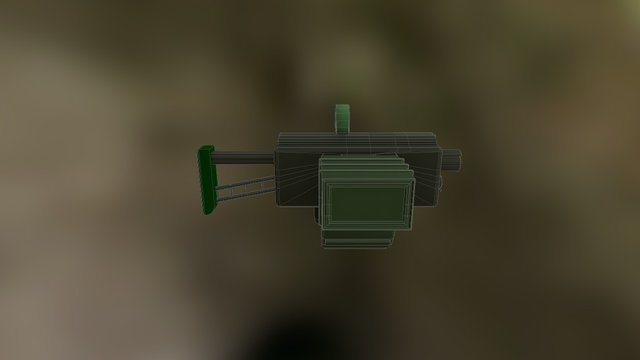 Sci Fi Gun 3D Model