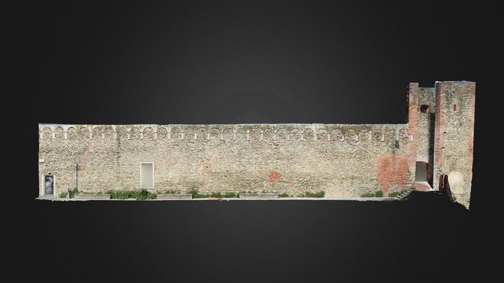 Muro medievale San Giovanni Valdarno 3D Model