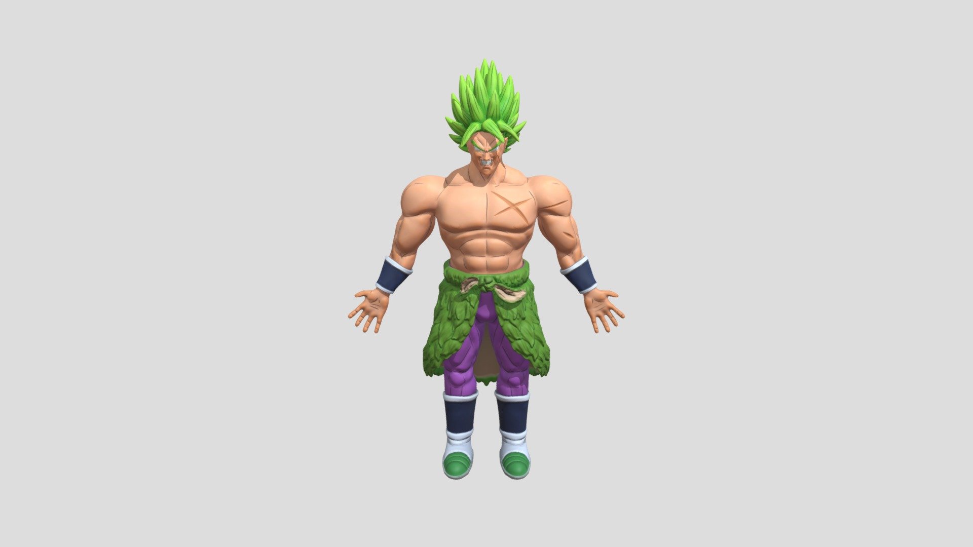 Broly Sketchfab - 3D Model By EwanB1412 [f2b8b6d] - Sketchfab