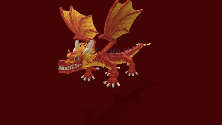oriental dragon 2 3D Model