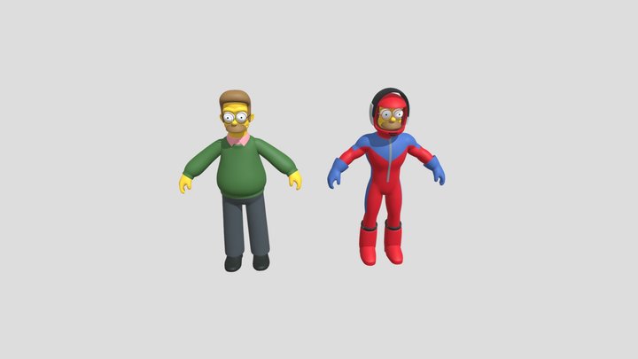 Ned Flanders - Fortnite 3D Model