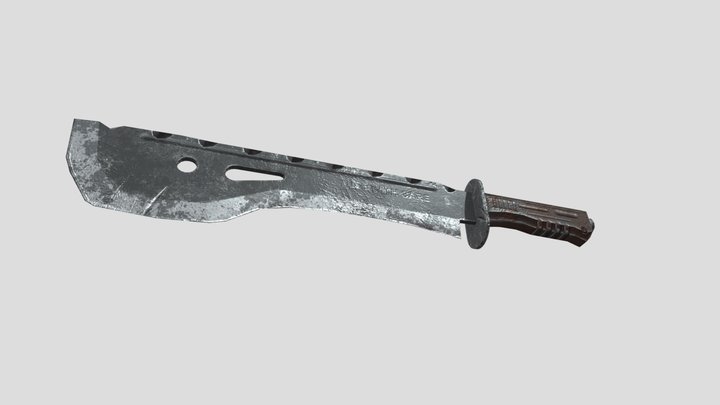 Knife for survival 3D Model