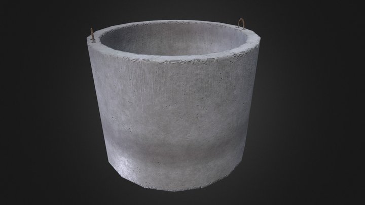 Concrete Ring - Game Ready 3D Model