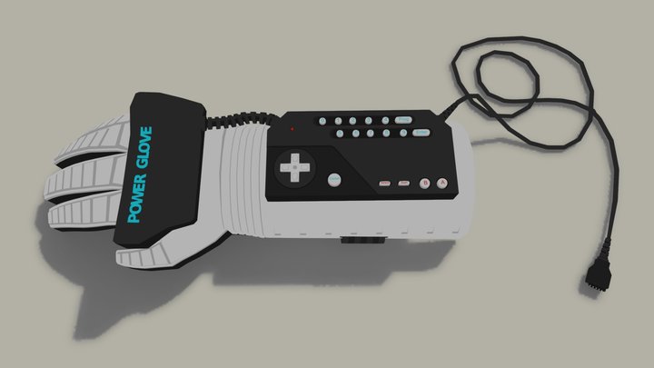 Nintendo Powerglove 3D Model