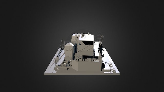 Test BlockOut CityScene 3D Model