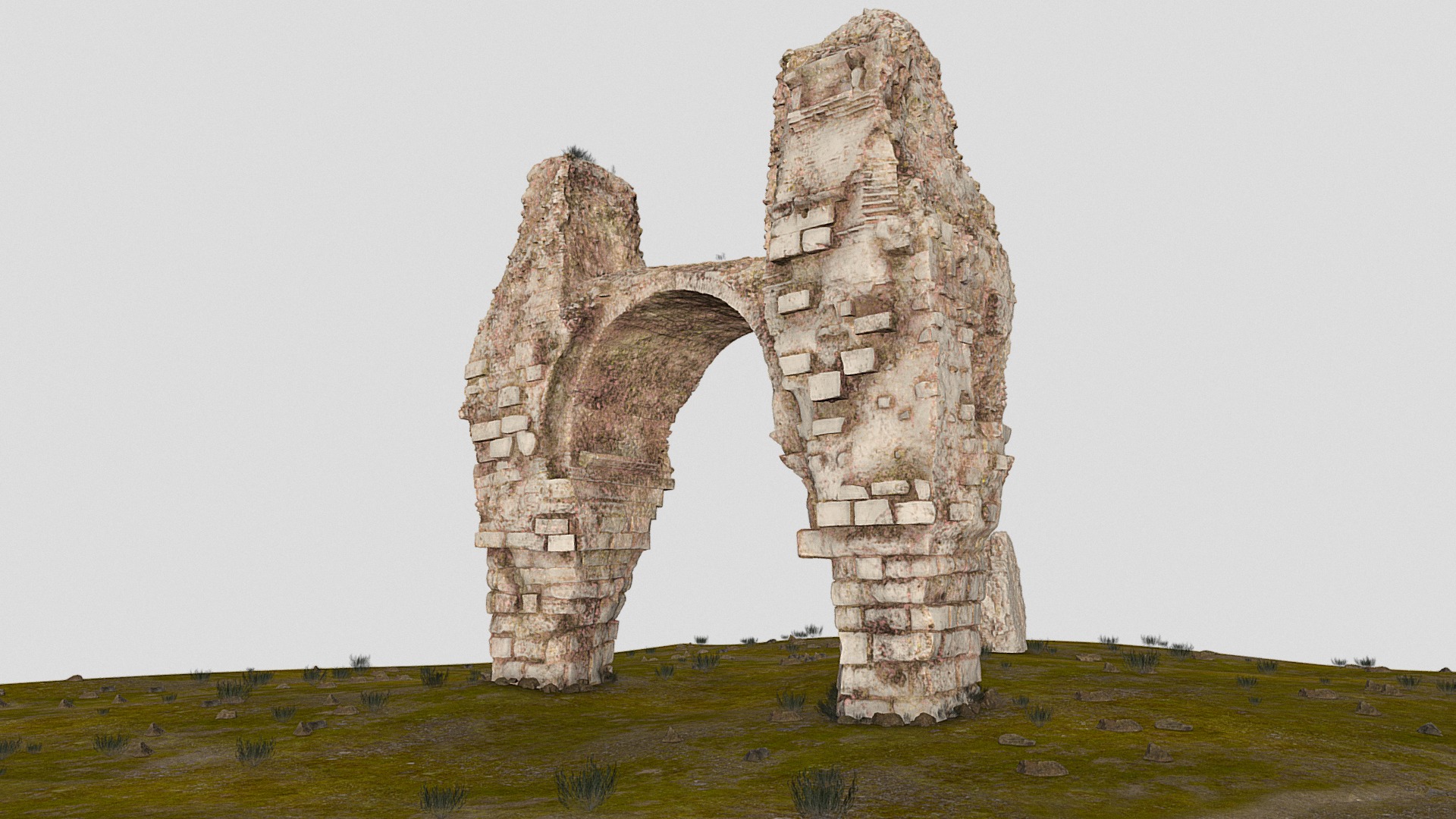 The Heidentor in the early 19th century - Download Free 3D model by noe ...