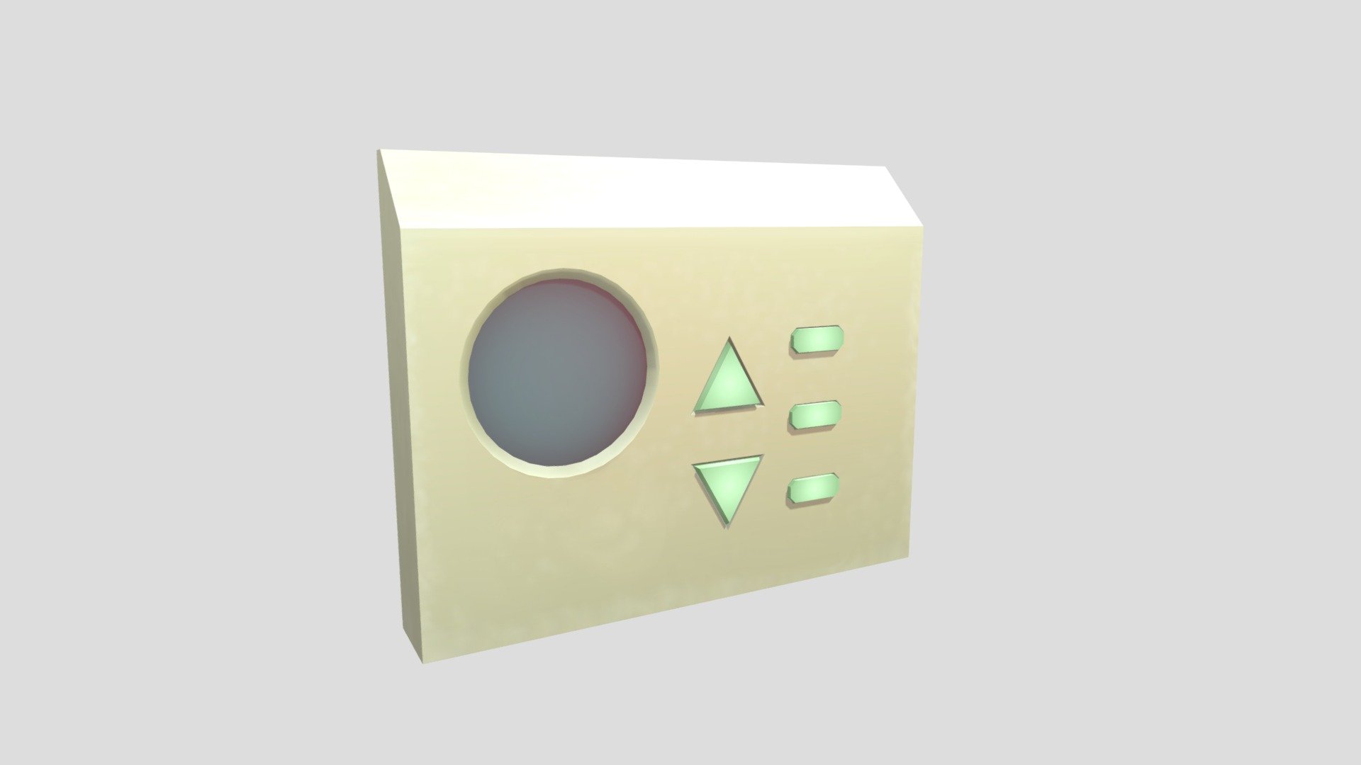 Unlabeled Worn Thermostat
