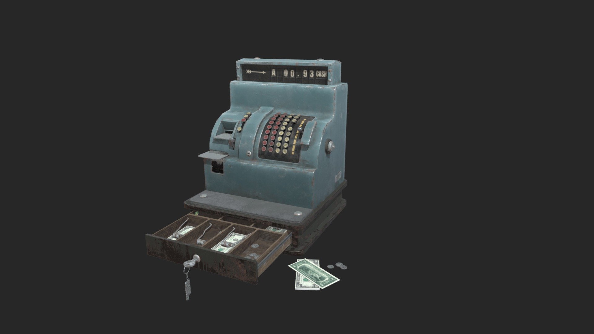 Cash Register Download Free 3D model by andrianna (andri_anna