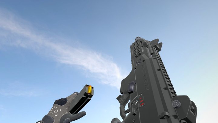 CZ Scorpion Evo3 A1 | First Person Animations 3D Model