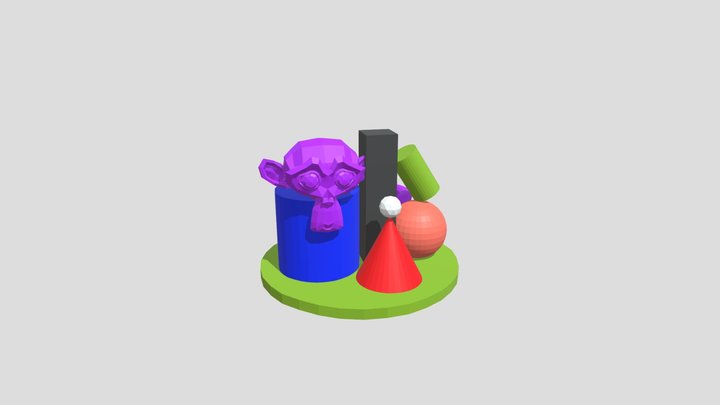 Still Life With Material 3D Model