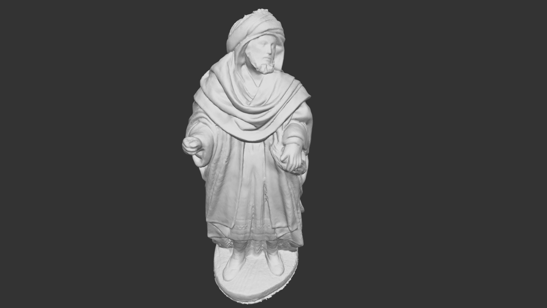 Escaneado 3D Figuras del belén - San José