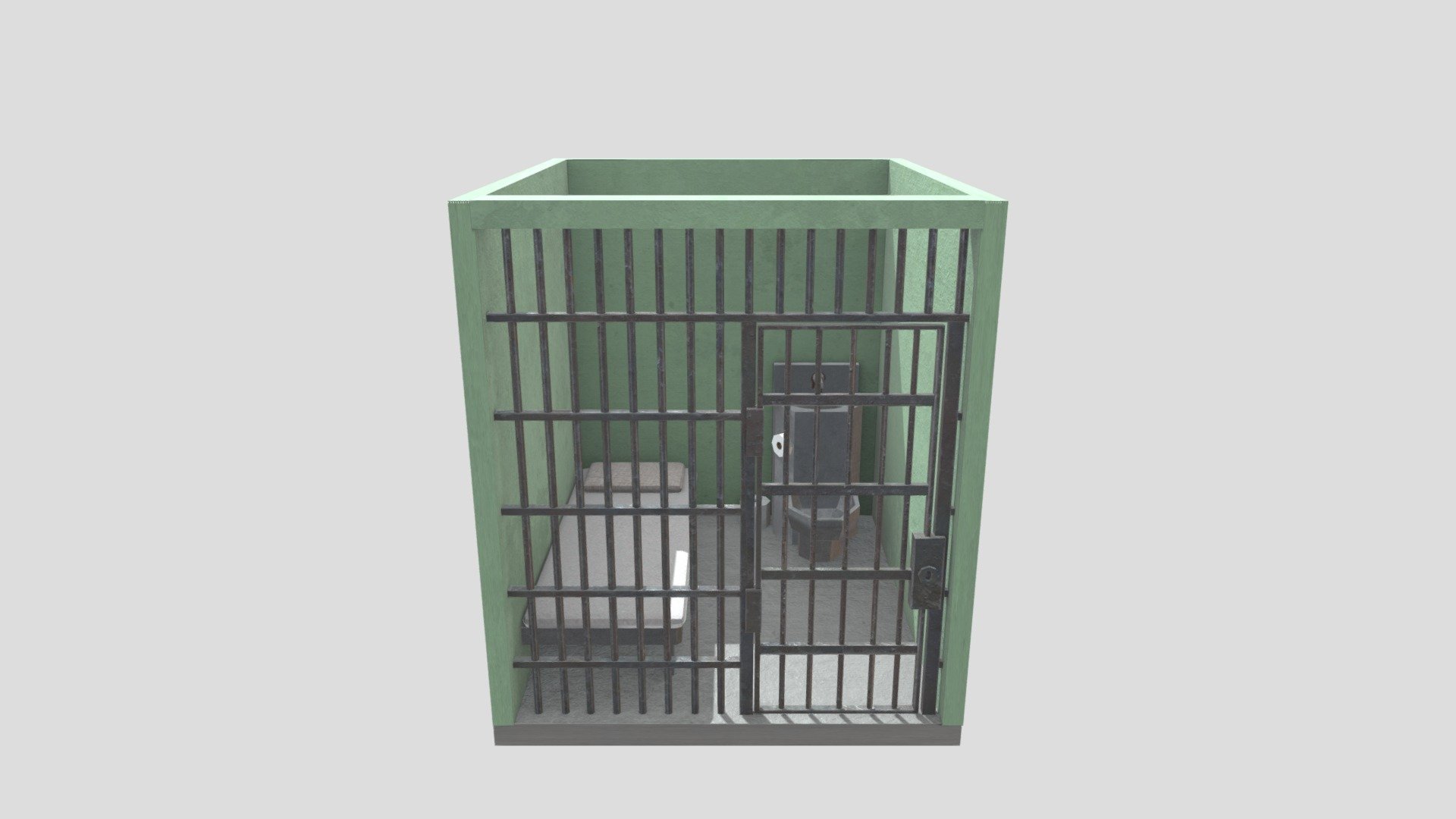 A Jail Cell - Download Free 3D model by MaizieM00 [f2bea9d] - Sketchfab