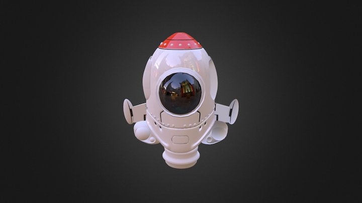 Astro Slug 3D Model