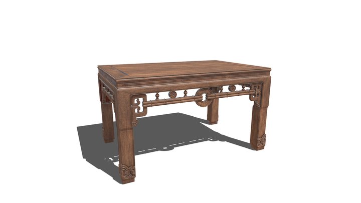 Oriental Table 3D Model