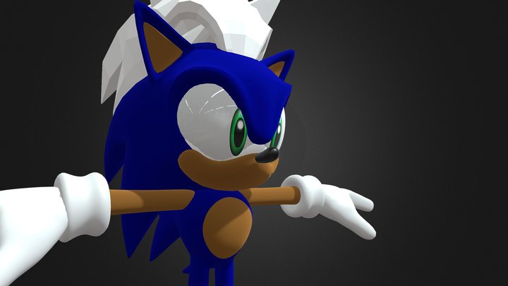 Sa1 sonic cgi 3D Model