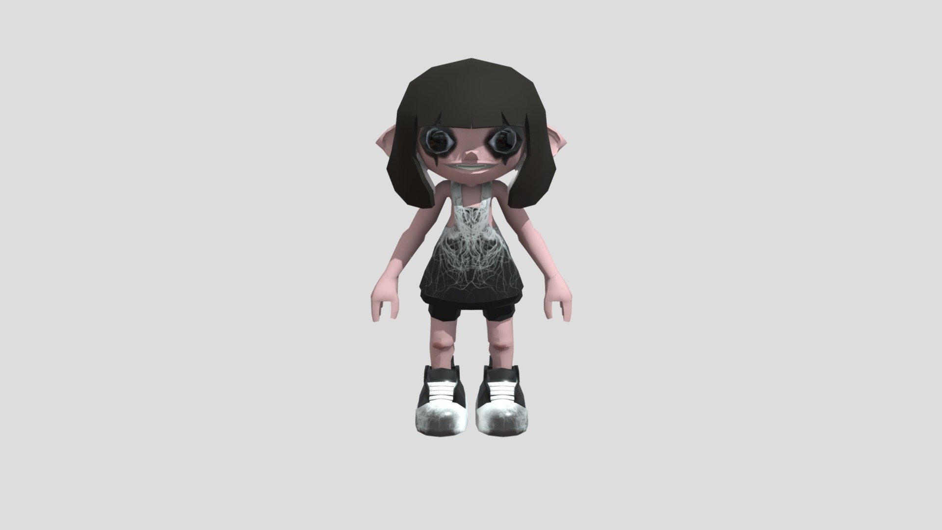 Personnage inspiré Splatoon - 3D model by clemcds [f2c1ef3] - Sketchfab