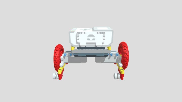 Custom Basic Bot for EV3 3D Model