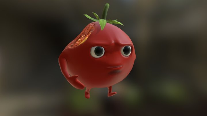 Leek&Tomato - A Vegetarian Tale: Tomato 3D Model
