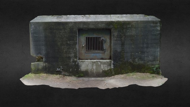 Dutch Bunker 3D Model