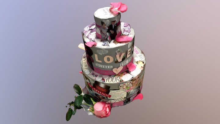 The love cake 3D Model