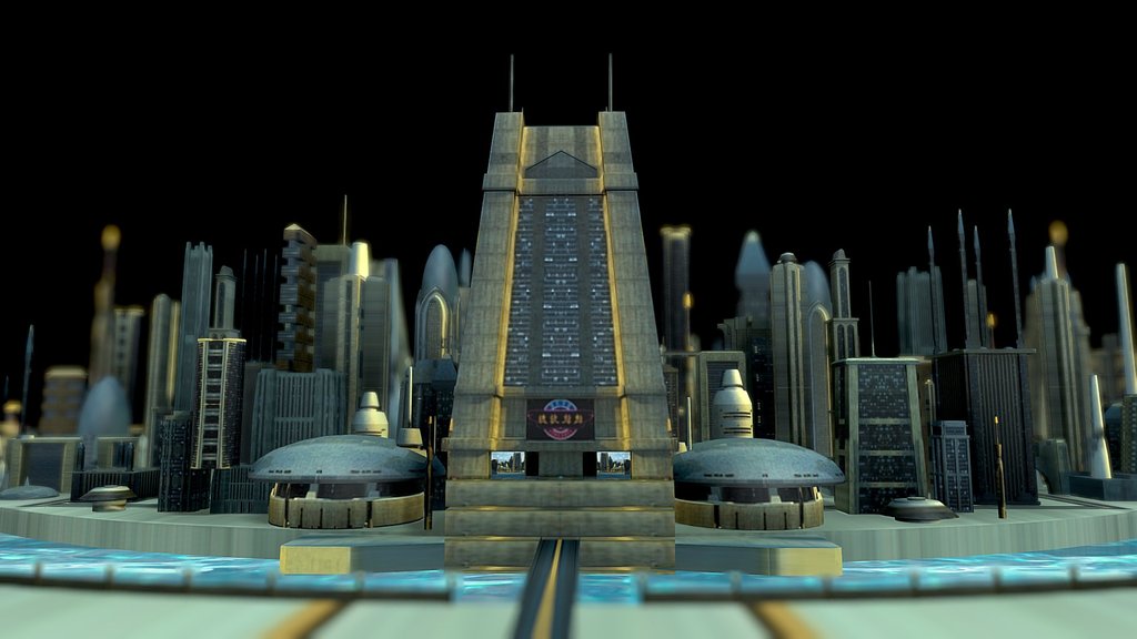Cyberpunk city