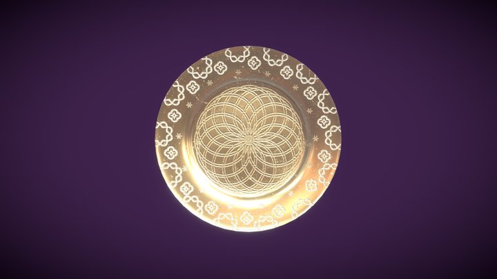 Royal Side Plate 3D Model