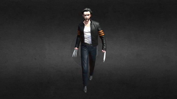 Wolverine 3D Model