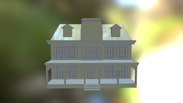 Victoriaans Huis Luuk (Niet Af) 3D Model