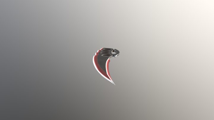 Knuckle Knife | Blood Seeker 3D Model