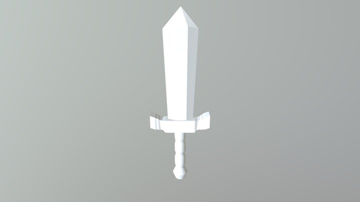 Sword Low-Poly 3D Model