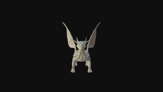 Merged Dragon 3D Model