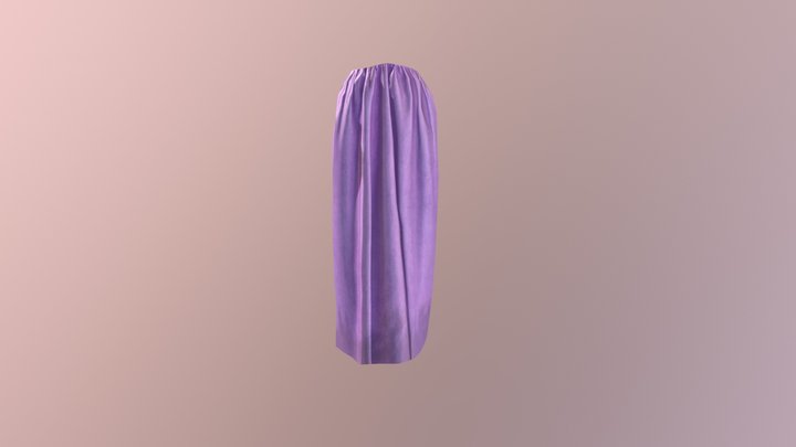 Skirt Low poly 3D Model