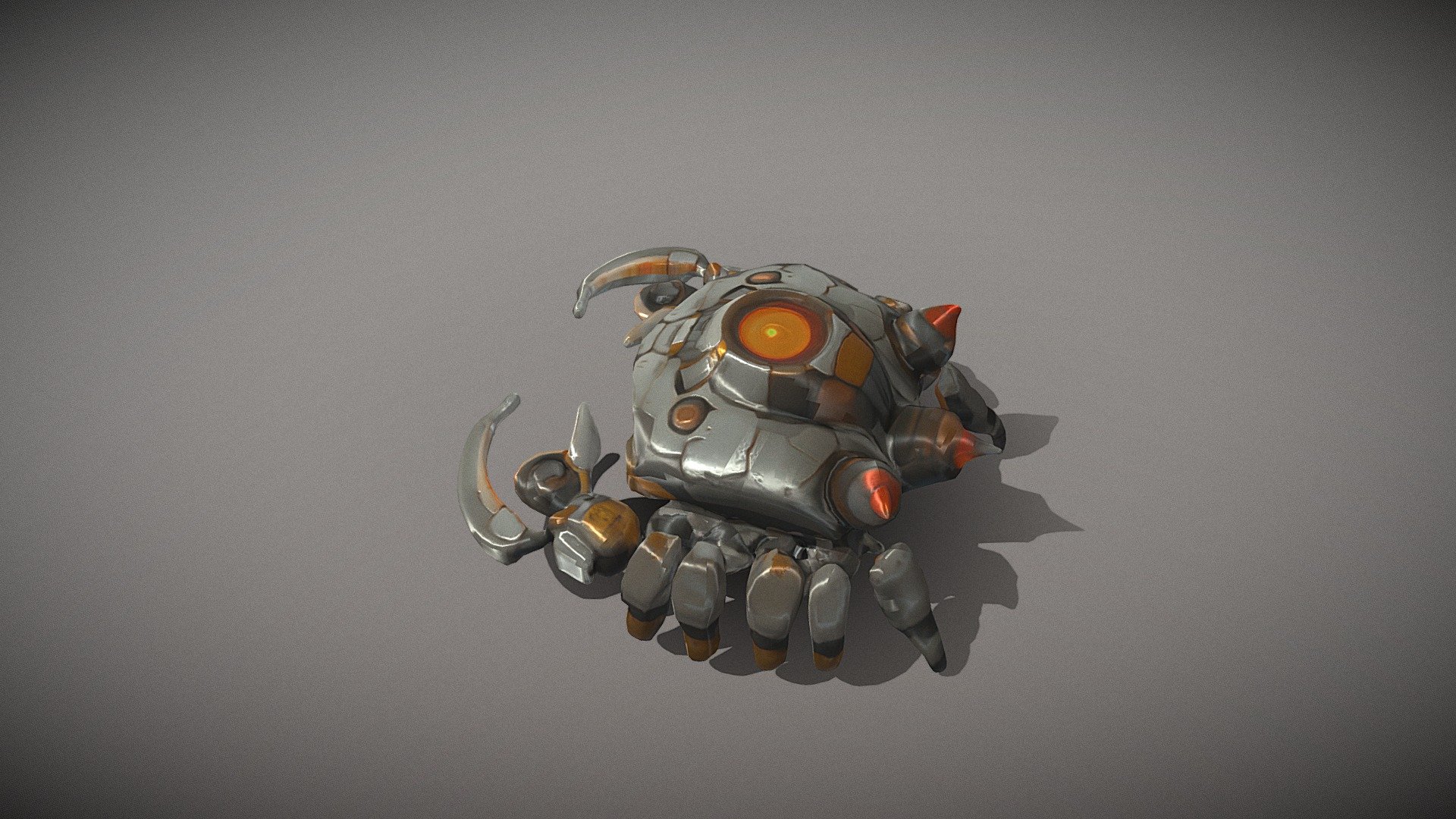 Mechanical Crab - Download Free 3D model by musapatel.dev [f2cb982 ...