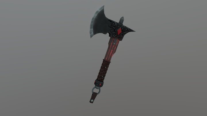 [Student Work] - WoW style weapon 3D Model