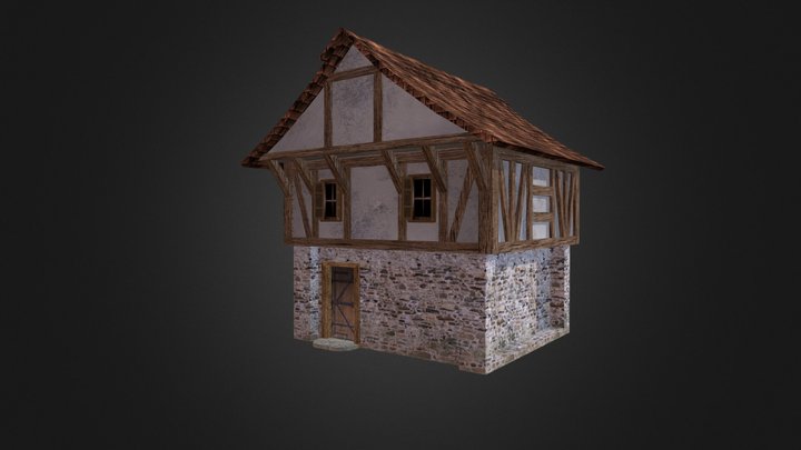 Medieval House1 3D Model