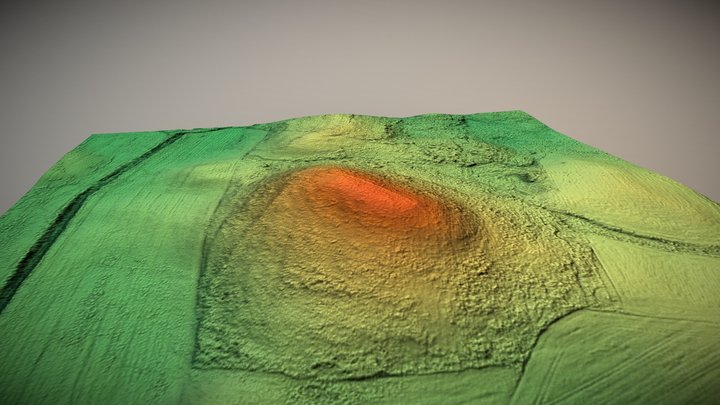 Kazlupiškės piliakalnis (Lithuania) – Gratis 3D-model STL