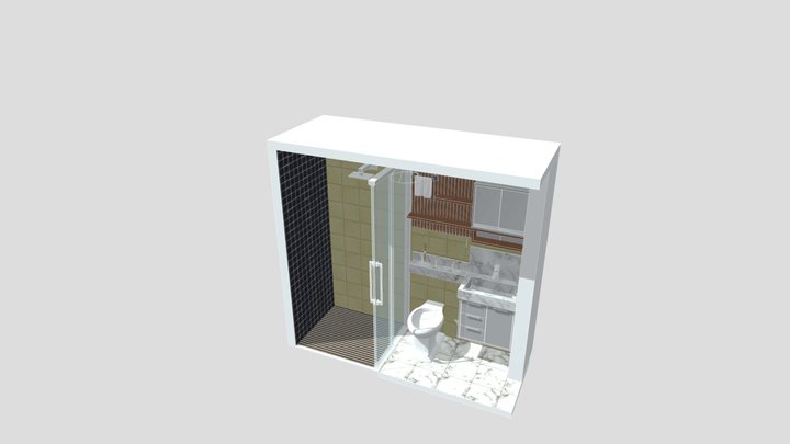 SIRLEI - Lavatório e armário banheiro 3D Model