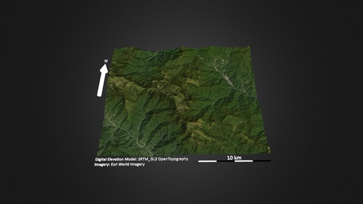 湖北神农顶 – Free 3D Model STL