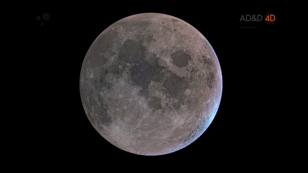 La Luna / Viaje Virtual Guiado / 3D /  VR