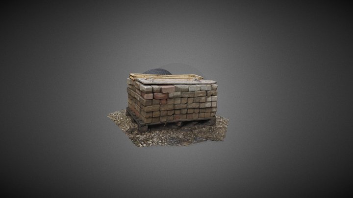 Briсks Pallet 3D Model