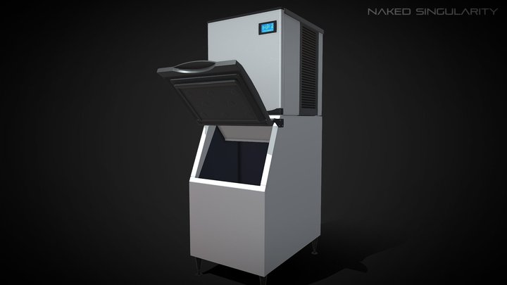 Ice Maker | Freezer Fridge Laboratory PBR 3D Model