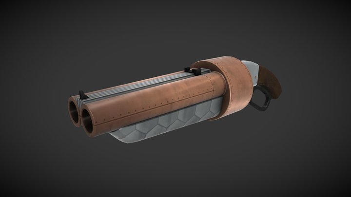 [TF2] Distilled Scattergun 3D Model